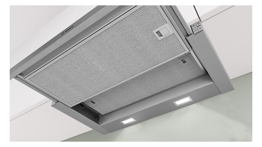 Dunstabzugshaube Flschirm 600mm si A LED 62dB 405cbm/h Ø120-150mm 4st Abl/Uml