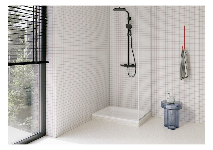 Duschwanne BetteSupra 8610 90x60x6,5cm, Antirutsch/Sense, weiß