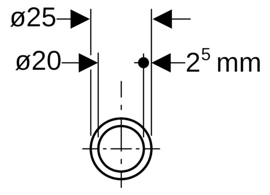 Geberit Systemrohr PB DN 20, Ø 25 mm, Rolle 25 m, für Trinkwasser