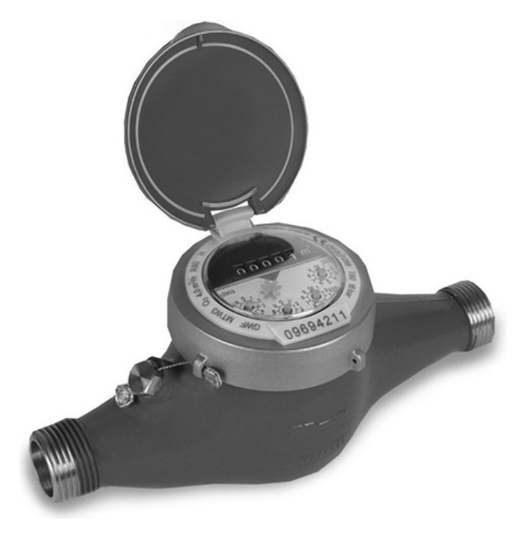 Allmess Mehrstrahl-Trockenläufer MT-H K 7-10-FA, 100L/Imp., Q3 6,3, DN 25, 260 mm