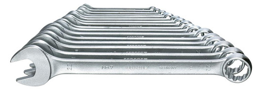 GEDORE-Ring-Maulschlüssel-Satz 7-017 (17-teilig, SW...