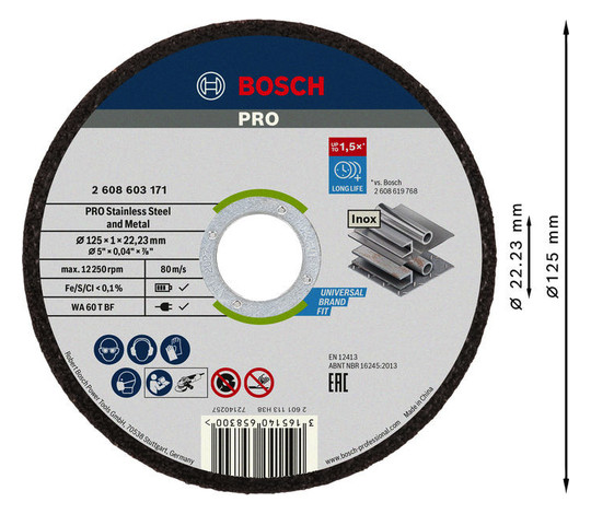 Trennscheibe 125x1mm