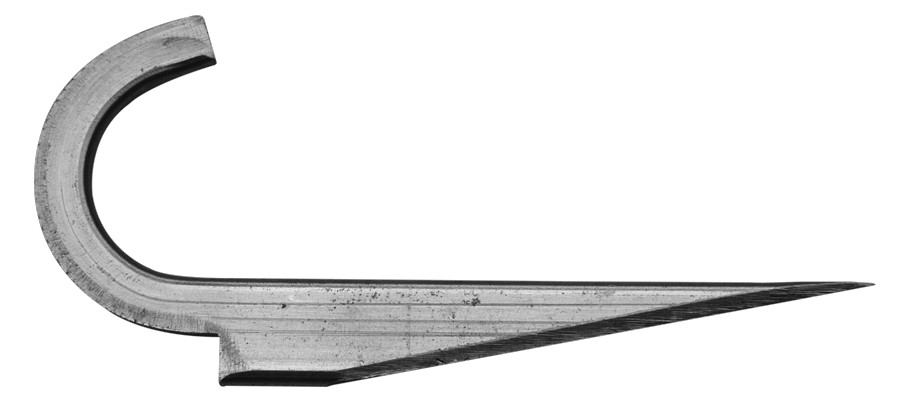 ASW Gasrohrhaken 1/2", Eisen roh