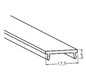 Abblendung tra sym direkt Kst transp 2000x17,6x4mm