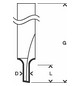 Holzbohrer Ø3,2mm zyl.Steckachse f.Holz 7,7/51mm