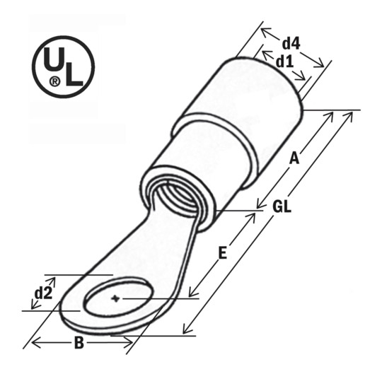 Haupa Ringkabelschuh rot isoliert 260256 