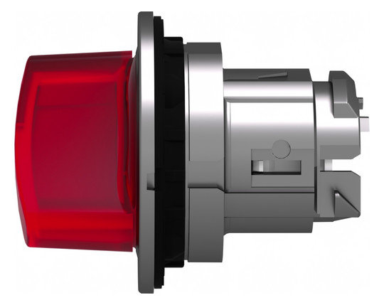 Knebelschalter 2stuf bel.b rt rnd Ø30,5mm Geeignet für Beleuchtung Tastend