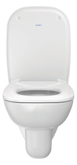 Duravit WC-Sitz D-Code ohne Absenkautomatik Scharniere Edelstahl, weiß