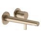KEUCO Fertigmontageset Edition 400 UP-Waschtisch-Einhebelmischer, ohne Ablaufgarnitur, Bronze gebürstet, Ausladung 197 mm