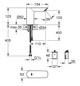 GROHE Infrarot-Waschtisch-Armatur Bau Cosmopolitan E 1/2", ohne Mischung, Batteriebetrieb, chrom