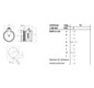 CEE-Anbausteckdose 3p 16A 230V/bl 6h ger IP44 schraubl.Kl Kst