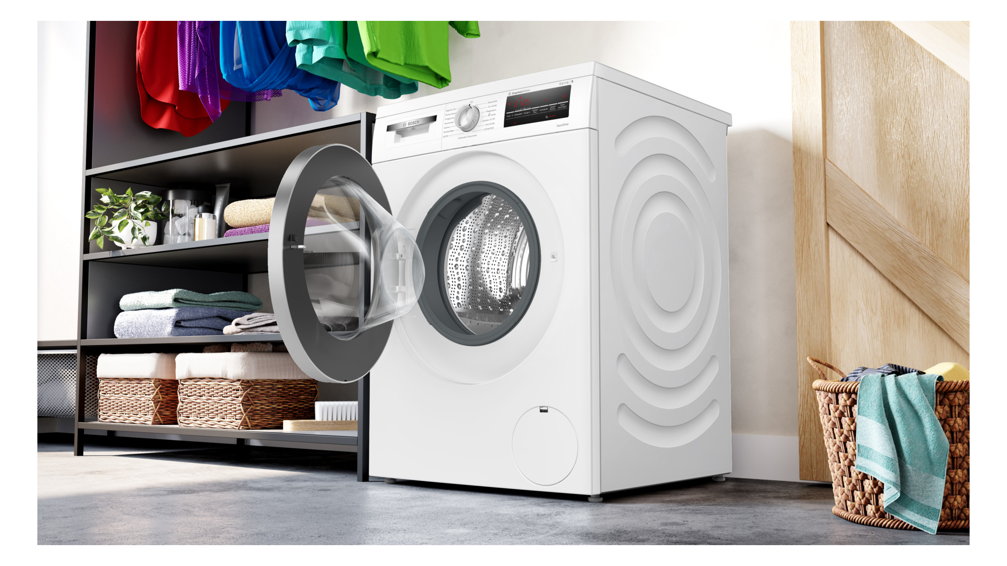 Waschautomat 8kg A Frontl 1400Upm ubf m.Display Wassersicherheitssystem