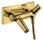 hansgrohe Wannenthermostat Axor Starck Organic AP, Ausladung 218mm, polished gold optic