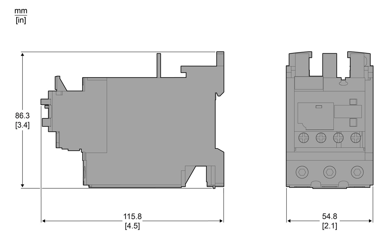 Überlastrelais therm 37-50A 1S/Hilf Direktanb/Einzel 1Ö/Hilf CLASS10 Schraub