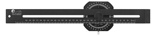 fortis-Präzisions-Streichmass mit Gradmesser - 300mm