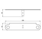 Giese Slimboard 370x74x78mm, verchromt