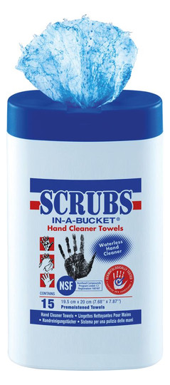 SCRUBS-Reinigungstücher Minicontainer - 15 Tücher