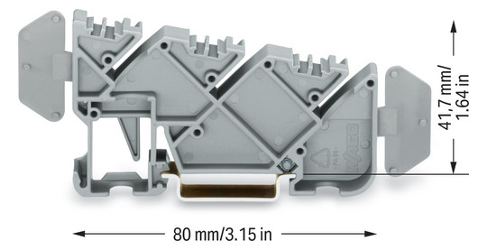 Sammelschienenträger 3p Serie 812 140A 27mm