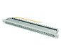 Patchpanel 24Ports 1HE Cat6A Schirm RAL7035 19Zoll-Einbau 44x482,6x110mm