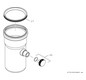 BOSCH Zuluftanschluss AZB 1356, gerade, d&#x3D; 110mm, mit Messöffnung