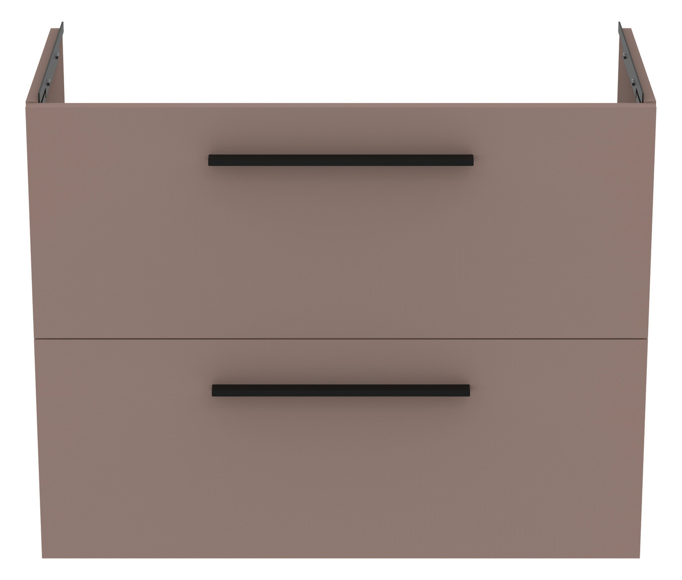 Ideal-Standard Möbel-Waschtischunterschrank i.life S 2 Auszüge, 80 x 37,5 x 63 cm, carbongrau matt