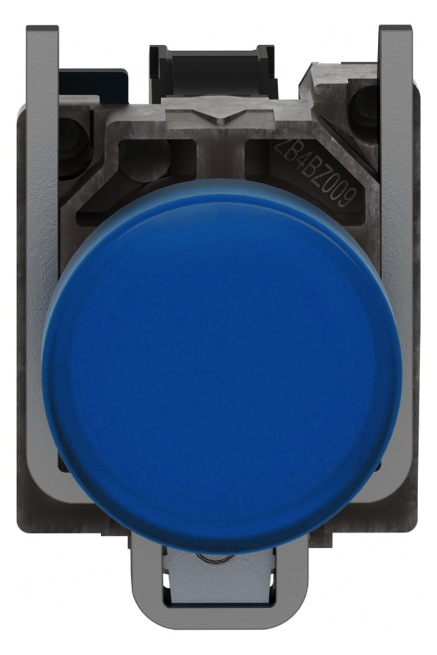 Leuchtmelder komplett 1f LED UC rnd fl Ø22,5mm bl IP65