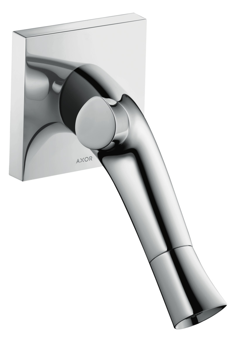 hansgrohe Fertigmontageset Axor Starck Organic UP-2-Griff-Waschtisch-Armatur, Auslauf 187mm, chrom