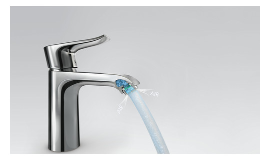hansgrohe Waschtisch-Einhebelmischer 110 Metris EcoSmart plus ohne Ablaufgarnitur, 3,5 l/min, chrom