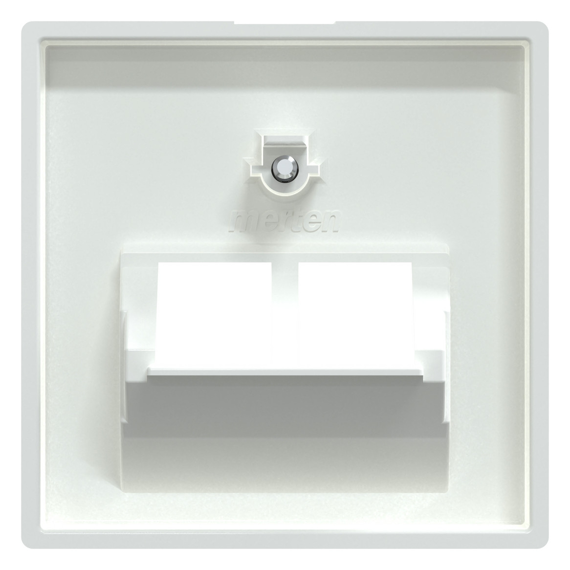 Zentralplatte UAE/IAE 2f System M akws Schraubbef aktivweiß Zentralplatte UAE/IAE 2f System M akws Schraubbef aktivweiß