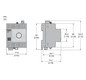 Gateway Modbus Einb 110-277V LED 4TE m.LED-Anz IP30