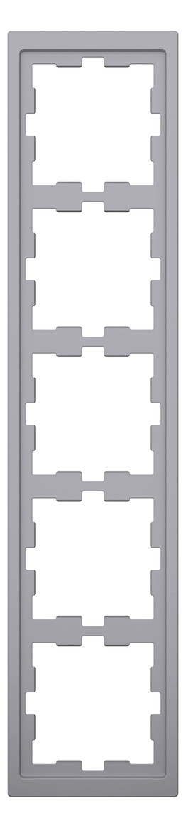 Rahmen 5f edst glz D-Life Kst f.GEB-K Unterputzmontage Thermopl