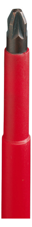 Schraubendreher Kreuz PZ0 1000V 60mm ger 2Komp Pozidriv PZ0 Schutzisoliert 1000V