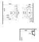 VitrA Bad Möbelwaschtisch Zentrum Compact 60,5 x 38,5 cm, weiß hochglanz, oval, unterbaufähig, Überlauf, Hahnloch mittig