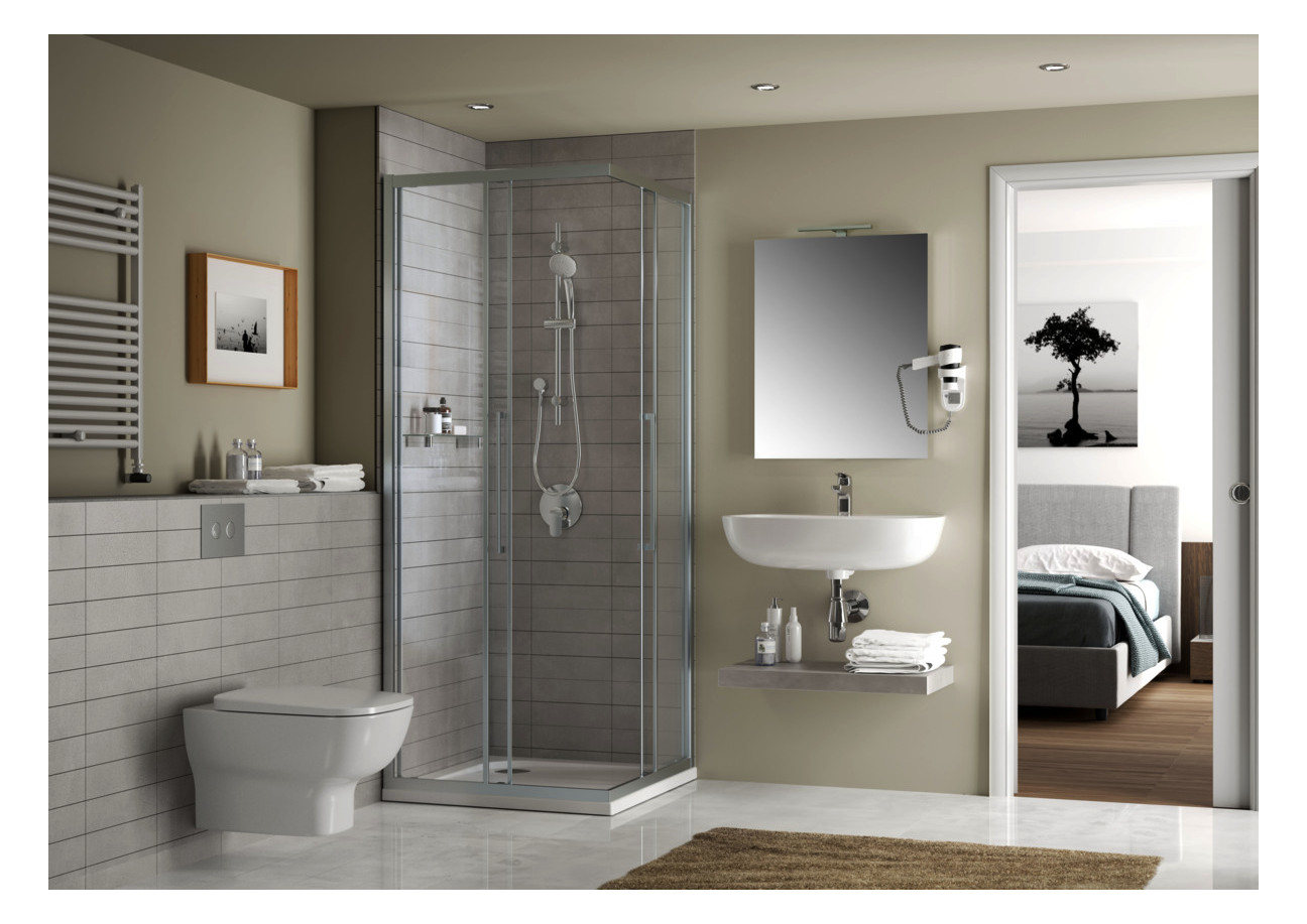 Ideal-Standard Waschtisch-Einhebelmischer CeraFlex Grande mit Ablaufgarnitur, Ausladung 110mm, chrom