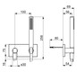 HANSA Brause-Set HANSALIVING 1-strahlig, mit Wandanschlussbogen, chrom