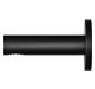KEUCO Wanneneinlauf IXMO Ausladung 130 mm, schwarz matt, runde Rosette