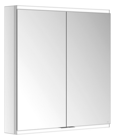 KEUCO Spiegelschrank Royal Modular 2.0 DALI 700 x 700 x 120 mm, 2 Steckdosen, Wandvorbau, 2 Türen, beleuchtet