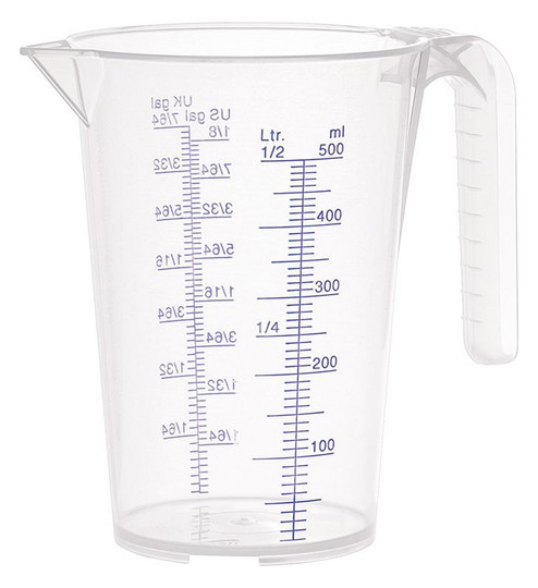 PRESSOL-Messbecher aus Kunststoff Nr.07061 - 0,5 l