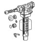 Geberit Füllventil Typ 380 Wasseranschluss seitlich, 3/8", Nippel Messing, für AP-Spülkästen