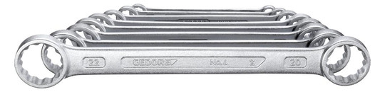 GEDORE-Doppelringschlüssel-Satz 4-8 (8-teilig, SW 6-22)