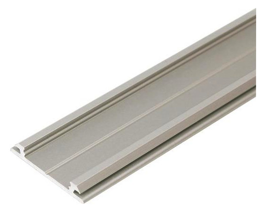 Aufbauprofil sw Alu 2000x20x3,3mm