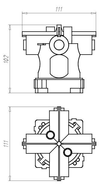 Verbindungsdose Beton Ø60x99mm Kst IP3X rnd