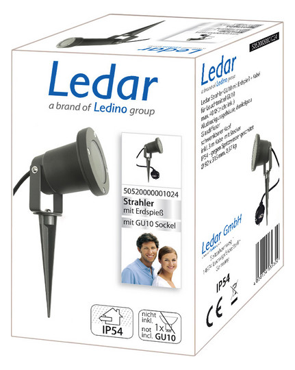 50520000001024 LEDstrahlerGU10m.Erdspieß - UNI ELEKTRO Online-Shop