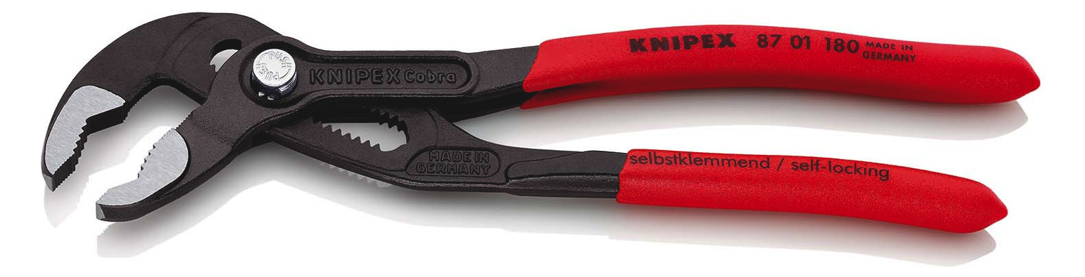Wasserpumpenzange 180mm Cobra 2Komp Rillengel