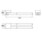 EMCO Handtuchhalter Trend 450 mm, chrom, schwenkbar