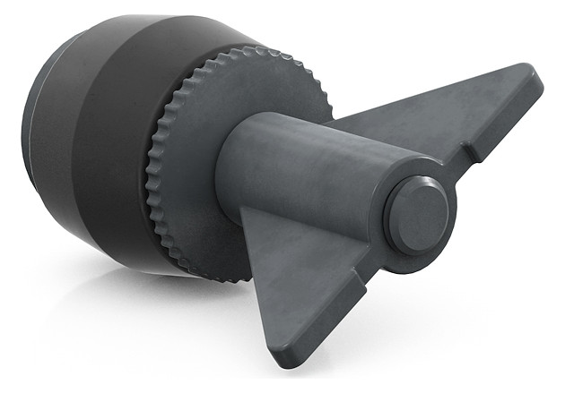 Crassus Schnellverschlussstopfen CSV 30, 23-32 mm, Länge 60 mm, EPDM/PVC