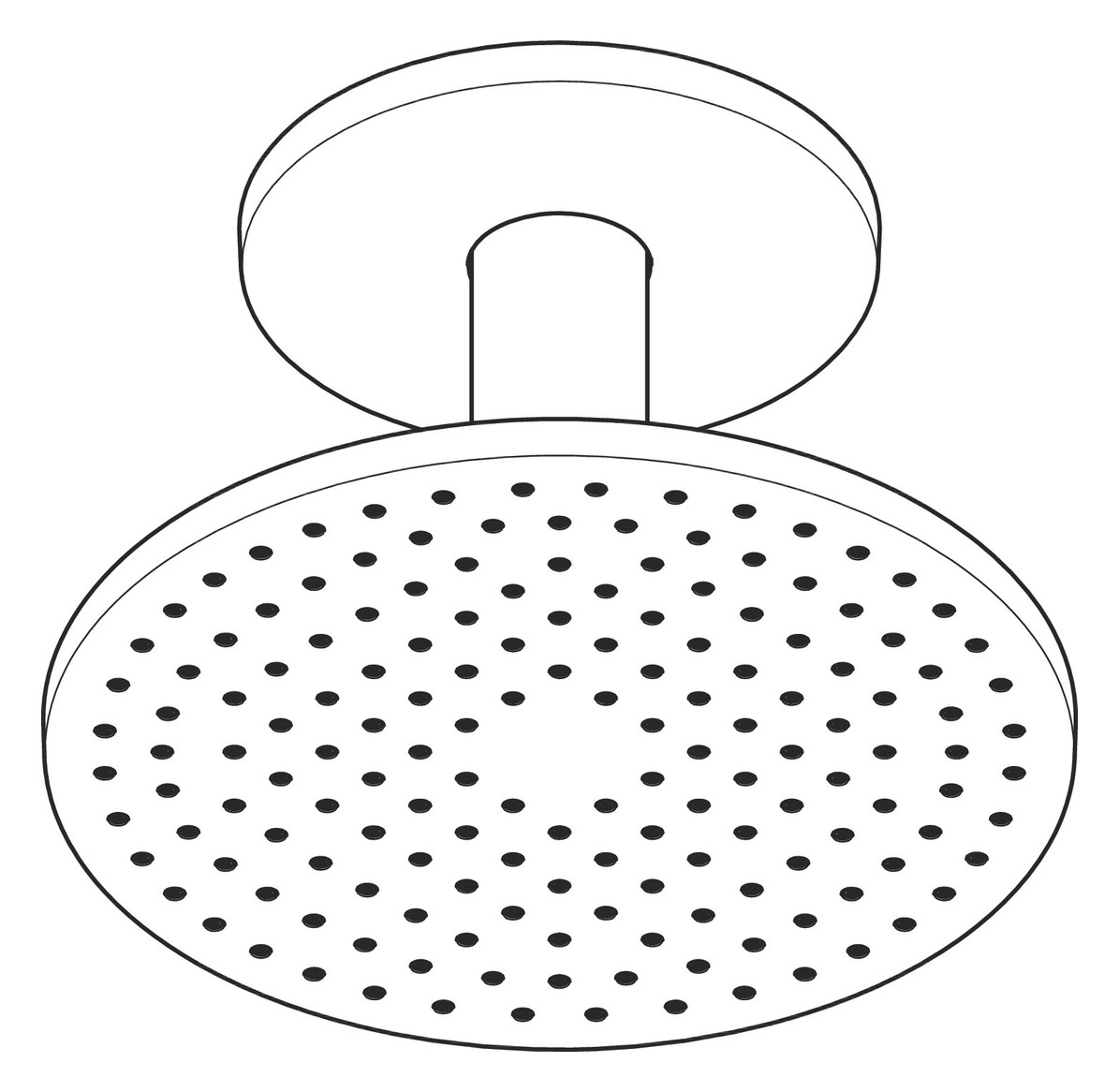 hansgrohe Kopfbrause 250 1jet Axor mit Deckenanschluss, chrom
