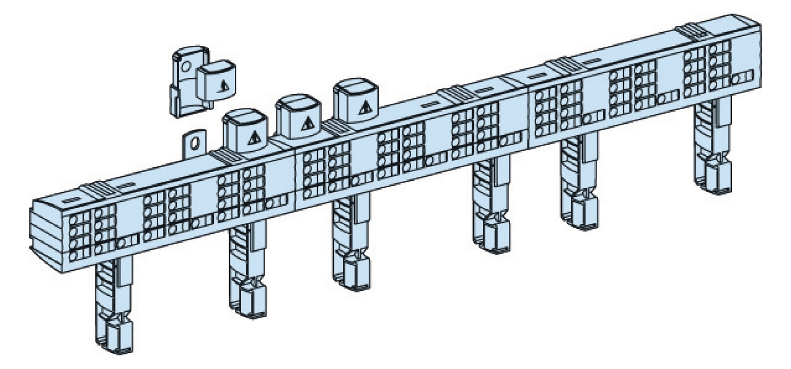 Steuerleitungsklemme 4p 10qmm