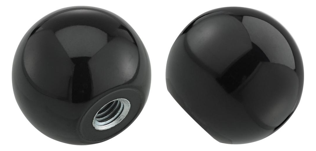 Bild Kugelknopf DIN319 Duroplast, Form E, 32m m, M 8, Inhalt: 5 Stück FORTIS-1