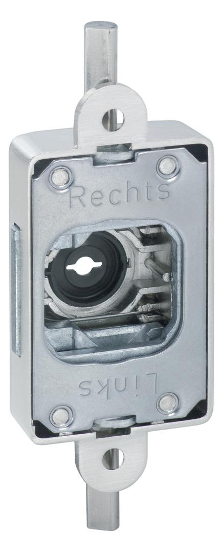 Bild System Drehstangen Schloss vernickelt 7581/16 ohne Schliesseinsatz für 6 mm Stg. - JuNie-0
